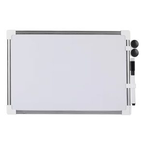 Tablita Magnetica de Scris/Desenat 50x35 cm, cu Marker si Magneti, 2 fete, Rama din Aluminiu#JJ5286