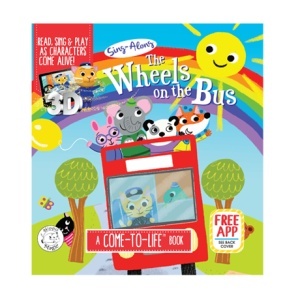 The Wheels on the Bus - Augumented Reality - Come-to-Life Book #BK225