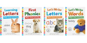 Wipe Clean: ABC Let's Learn Letters - 4 Book Set (Inc Pen) #BK410 - Img 3