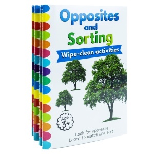 Wipe Clean: Let's Get Ready for School - 4 Book Set (Inc Pen) #BK341 - Img 5