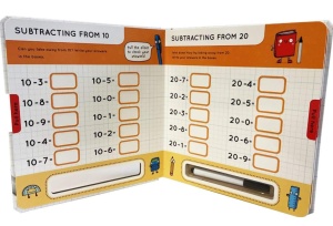 Wipe-Clean: Substraction - Pull the Tabs to Reveal the Answear #BK433 - Img 3