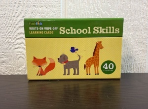 Write-On Wipe-Off Learning Cards : School Skills #BK435 - Img 3