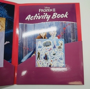 🌈Oferta Zilei❗️ Disney Frozen 2: Read & Play Activity Pack (Story book, Activity book, Figurines, Poster, Sticker) #BK220 - Img 9
