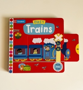Busy Trains - Push-pull-slide - Campbell #BK518 - Img 2