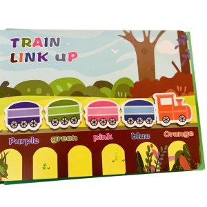 Carte interactiva Quiet Book Montessori, piese cu scai reutilizabile, Vehicule si Masini, 10 pagini, #JJ5663 - Img 7