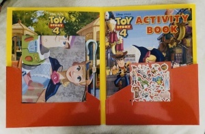 Disney Pixar Toy Story 4: Read & Play Activity Pack (Story book, Activity book, Figurines, Poster, Sticker) #BK234 - Img 2