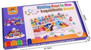 Joc Montessori din Lemn, multifuncțional, model Numere/Mijloace de transport #JJ5155 - Img 4