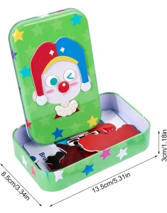 Joc Puzzle Magnetic in Cutie metalica, model Clovn #JJ5358 - Img 4