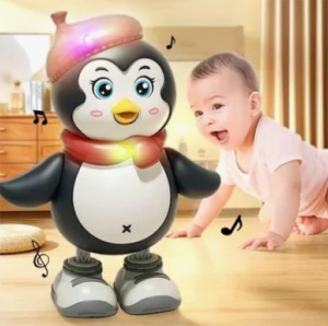 Jucărie interactivă Pinguin Dansator cu Lumini si Muzică #JJ5130 - Img 2