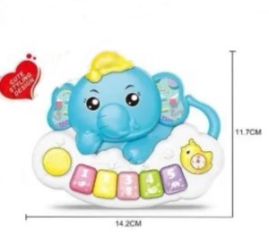Jucarie Muzicala in forma de Elefant cu Butoane si Lumini interactive #JJ5240 - Img 2