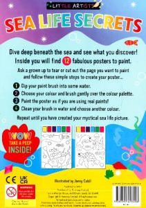 Little Artists: Sea Life Secrets - Magic Water Paint #BK434 - Img 5