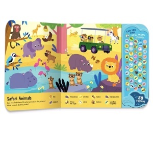 Look and Find: Animal Kingdom - 50 Button Mega Sound Book #BK534 - Img 3