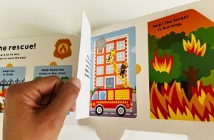 My Fun Fire Engine - Lift the Flaps -Priddy Books #BK506 - Img 6