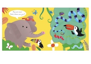 Play Hide and Seek With Tiger - Lift the Flaps- Usborne #BK555 - Img 4