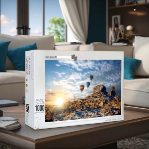 Puzzle din carton 1000 piese, model Hot Air Balloon #JJ5255 - Img 5