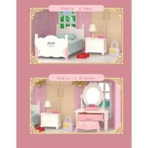 Set Dormitor pentru Papusi cu Mobilier si Figurina #JJ5171 - Img 4