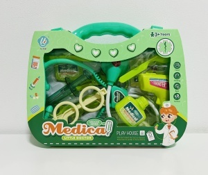 Set Trusa Medicala in Gentuta cu Ochelari, Stetoscop si Accesorii Medicale, 13 piesePlastic #JJ5522 - Img 6