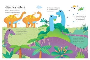 Usborne: Dinosaur Activities - Wipe Clean (with Pen) #BK459 - Img 3