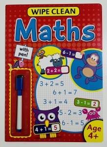 Wipe Clean: Maths - With Pen #BK455