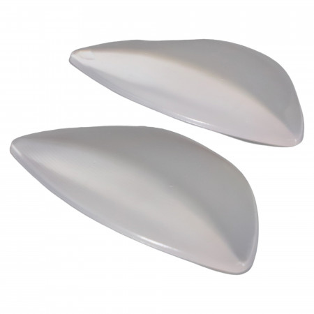 Set 2 bucati, Talonete / Pernute din silicon pentru confort, ortopedic, antialunecare, NO462, 4.7 x 8.3 cm, Transparent