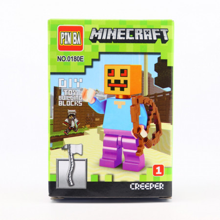 Set de constructie Lego, Creeper tip Minecraft, Figurina
