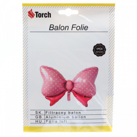 Balon folie, Fluture, 88 x 62 cm, Roz