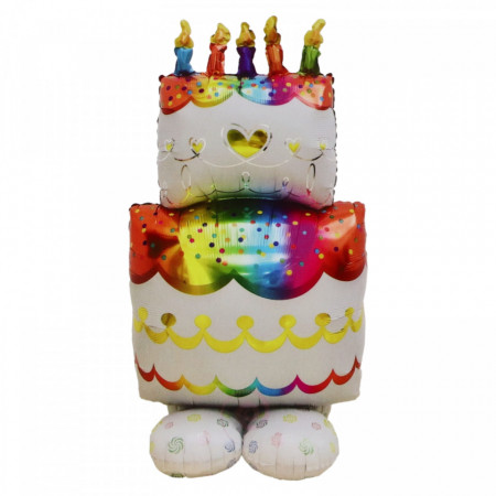 Balon folie, Tort cu etaj, NO9210, 60 x 108 cm, Multicolor