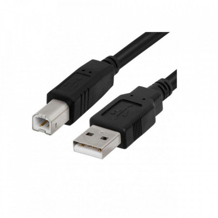 Cablu imprimanta USB 2.0 A - B, NO231, 3 m, Negru