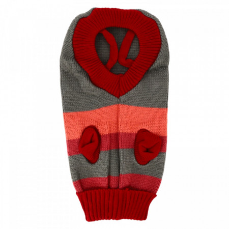Pulover tricotat pentru caini, NO4301, 36 x 17.5 cm, Rosu
