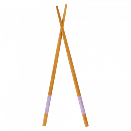 Set 20 bucati, Betisoare din bambus pentru servire / Sushi, NO1897, 24 cm, Maro