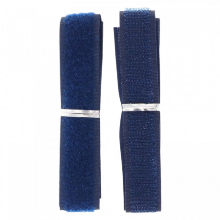 Banda de tip Velcro cu scai / arici, 2 x 50 cm, NO325, Bleumarin