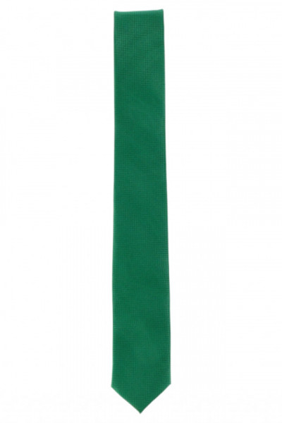 Cravata barbati, model ingust, aspect texturat, 5 x 174 cm, NO2010, Verde