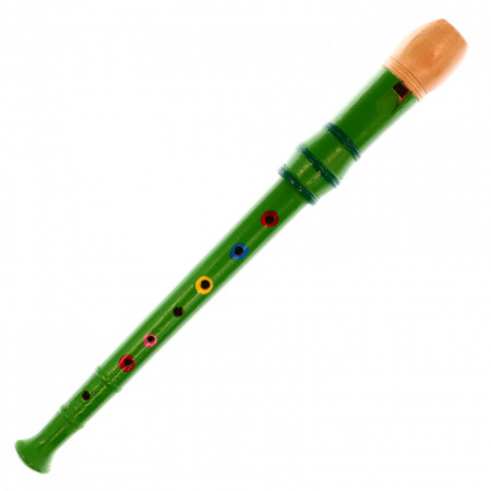 Fluier din lemn, 31.8 cm, Verde