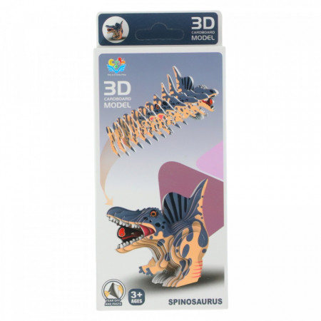 Puzzle 3D Dinozaur, Spinosaurus, carton dur, NOP533, 28 piese