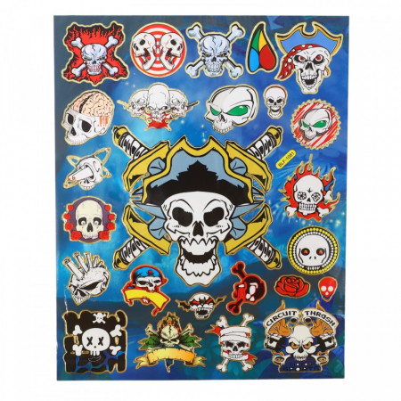 Set Sticker pentru copii, Pirati, 25 piese, 1 - 14 cm, Multicolor