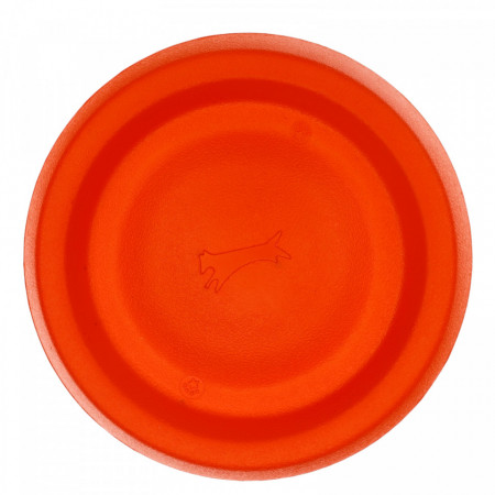 Jucarie Frisbee pentru caini, 21.4 x 3 cm, Portocaliu