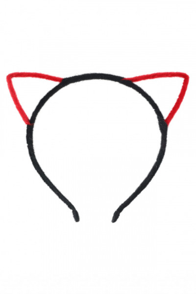 Bentita cu urechi, pisica, NO1662, Rosu inchis
