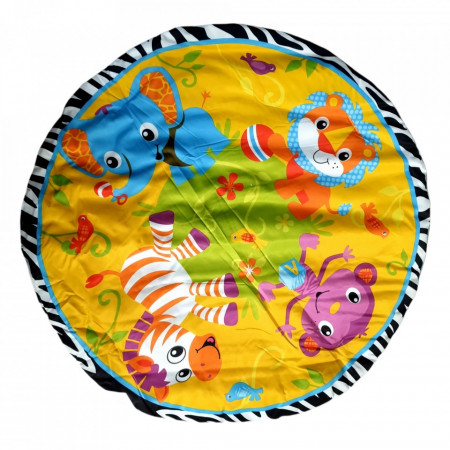 Covoras de joaca Bebe, termoizolant, 83 cm, Multicolor