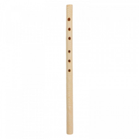 Fluier din lemn, model traditional, NO591, 33 cm, Lemn
