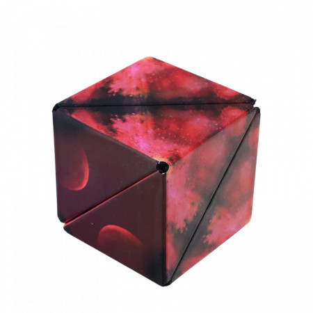 Jucarie interactiva, Cubul magic, Construieste 72 de forme distincte, NO42, 6 cm, Multicolor