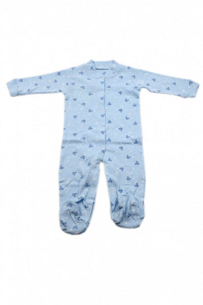 Salopeta bebe cu botosi, Imprimeu bleu cu Mickey, 0 - 3 luni, SB03SB6