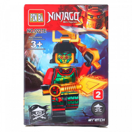 Figurina, Ninja GO, NO979, Wretch, 14 piese, Multicolor