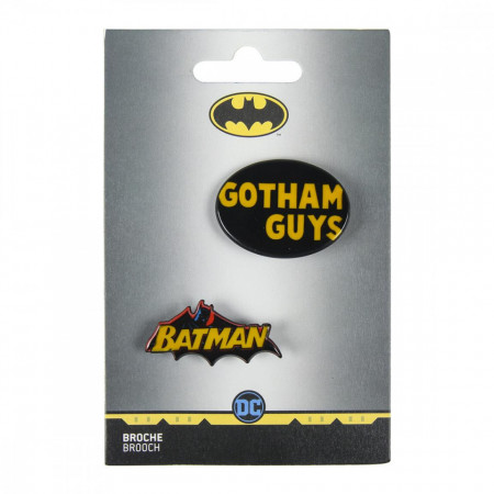 Insigna Batman Gotham Guys, 4.5 x 3.5 cm