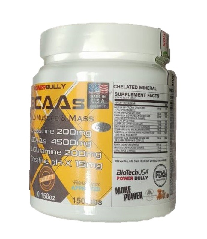 Протеин Power Bully BCAA 6000 - 300 таблетки