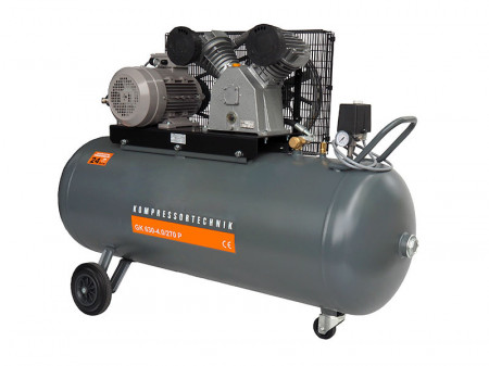 Compresor cu piston - Profesional 4kW, 630 L/min - Rezervor 270 Litri - WLT-PROG-630-4.0/270