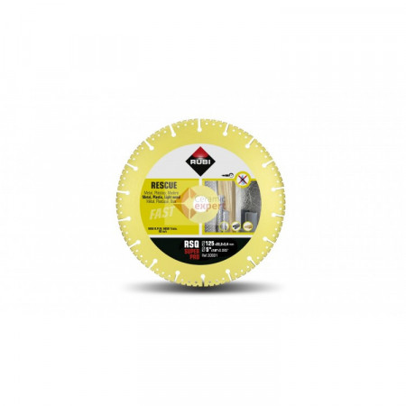 Disc diamantat pt. descarcerare 125mm, RSQ 125 Super Pro - RUBI-30901
