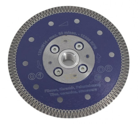 Disc DiamantatExpert pt. Ceramica dura, portelan, gresie 115xM14 (mm) Super Premium - DXDH.3901.115.M14