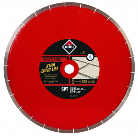 Disc diamantat pt. gresie portelanata 350mm, SPT 350 Premium - RUBI-32936