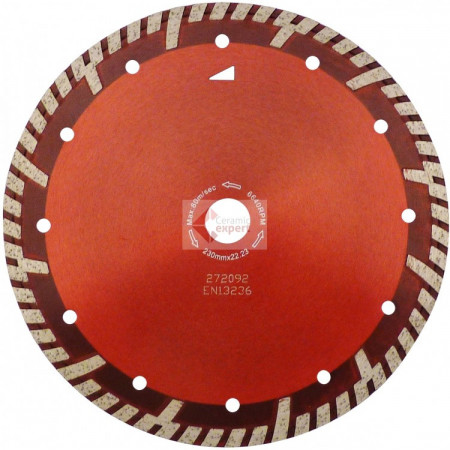 Disc DiamantatExpert pt. Beton armat & Granit - Turbo GS 150x22.2 (mm) Super Premium - DXDH.2287.150