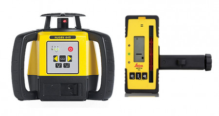 SET Nivela Laser Rotativa Rugby 640 cu receptor RodEye120 - Leica-6011153
